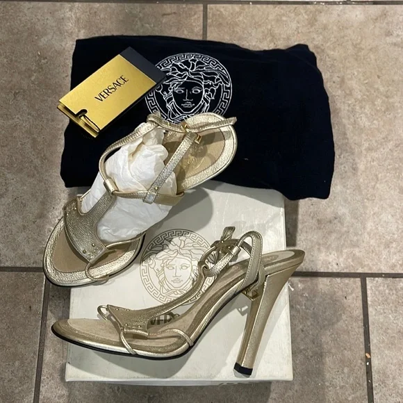 Versace scarpe oro cheap